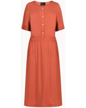 Undertake Studio Neutrals Samoa Short Sleeve Dress Ecovero - Red