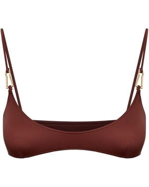 Bianca Resortwear Mina Bikini Top - Brown