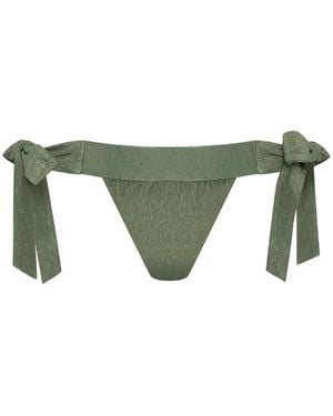 Leyla Maya Ltd Natasha Thong Bikini Bottoms - Green
