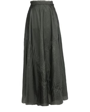 Deborah Lindquist Eco Lifestyle Amelia Maxi Parachute Skirt Steel - Black