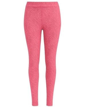 Conquista Lace Leggings - Pink