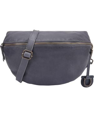 Lloyd Baker Birch Leather Crossbody Bag - Grey
