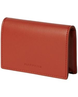 MARHEN.J Clover Apple Leather Business Card Wallet - Red