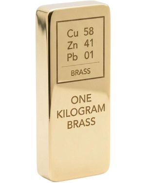 Anatoliacraft One Kilogram Solid Brass Bullion Bar - Natural