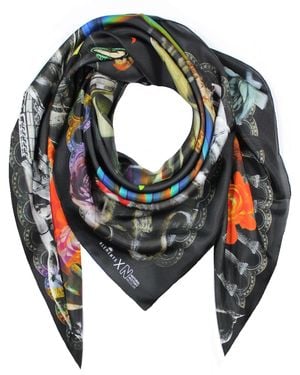 Klements Natural History Silk Scarf - Green