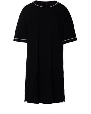Pretty You London Bamboo Classic Tee Dress - Black