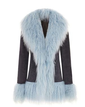 Hortons England Soho Suede Jacket Baby - Blue