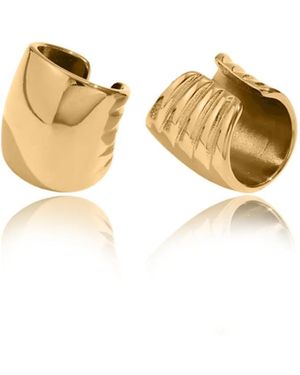 VIEA Tala Statement Ear Cuffs - Metallic