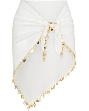 Aja Swimline Sereia Sarong - White