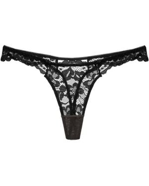Perilla Lingerie Giselle Thongs - Black