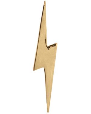Edge Only Pointed Lightning Bolt Pin 18Ct Vermeil - Metallic