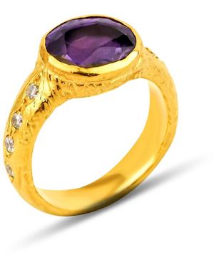Ece London The Oceanus Ii Ring - Metallic