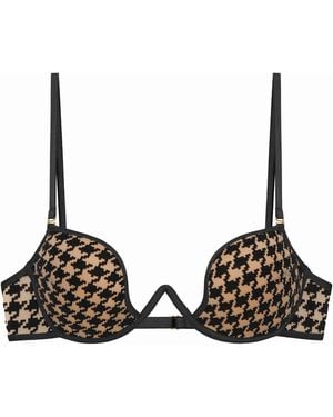 Perilla Lingerie Oxford Bra - Brown