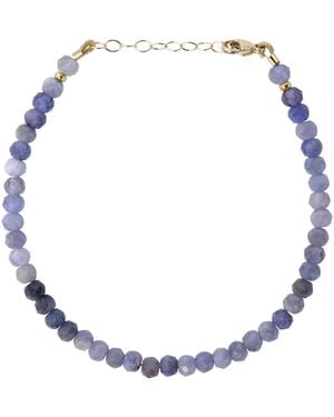 Bombyx House Birthstone December Tanzanite Bead Bracelet - Blue