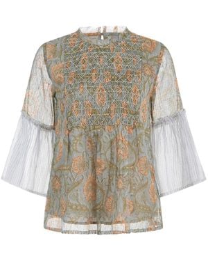 Liminal Poppy Blouse - Gray