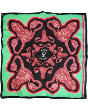 Kueen Silk Scarf - Red