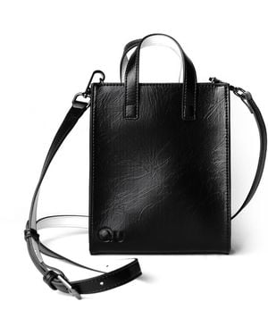 Qu Glam Mini Tote Bag - Black