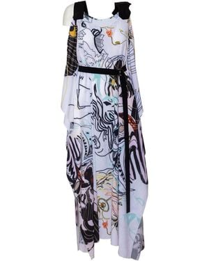 ARTISTA Iris Printed Dress - Blue