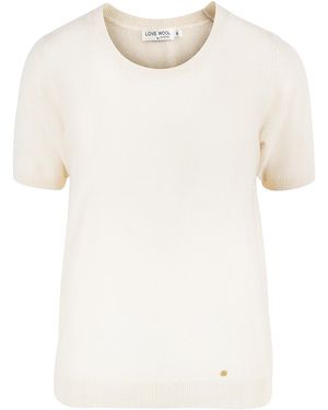 tirillm Alina Cashmere T-Shirt - White