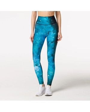 Aloha From Deer Shining Stars Highwaist Leggings - Blue