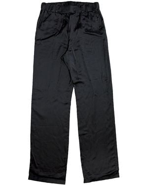 Maison Bogomil Long Wide Leg Trousers - Black