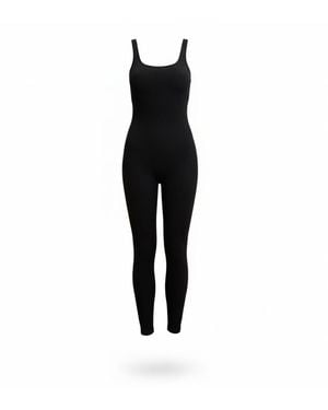 Altra Volta Sculpt-Rib Power Jumpsuit - Black