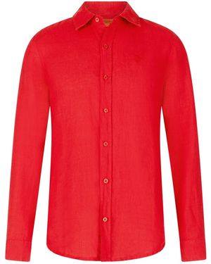Maison Tangerine Watermelon Linen Shirt For - Red