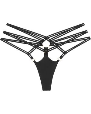 GOD SAVES QUEENS Giselle Thong - Black