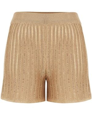 SALANIDA Sole 100% Linen Beach Shorts Sand - Natural