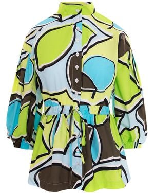 concept A trois Top Tunic - Green