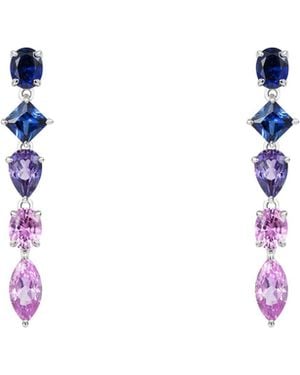 Arte Madrid Sundaze Dangle Earrings - Purple