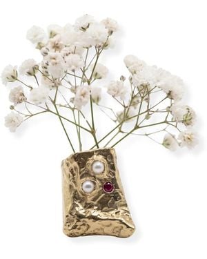 Martina Rozenberg Smira Jewelry Aube Brooch - Metallic