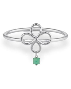 Inari Jewellery Onde-Onde Nyonya Knot Gem Ring - White