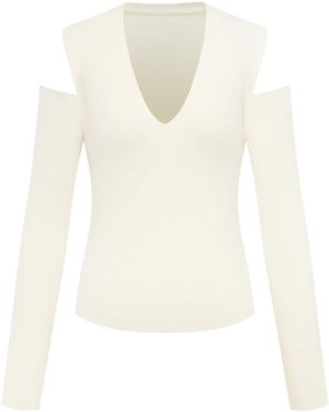 Emma Wallace Min Top - White