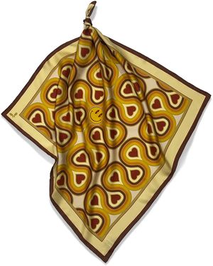 Henelle Wonderlust Silk Bandana - Metallic