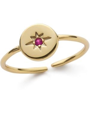 Elk & Bloom Dainty Star Stacking Ring - Metallic
