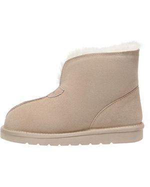 EverAu Australia Neutrals Owl Ankle Boots - Natural
