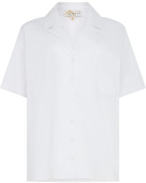 Hay Life Revere Box Collar Shirt - White