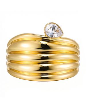 Zepplin the Label Hera Cuff - Metallic