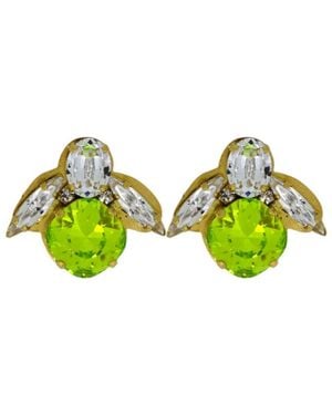 Vickisarge The Baby Bee Earrings - Black