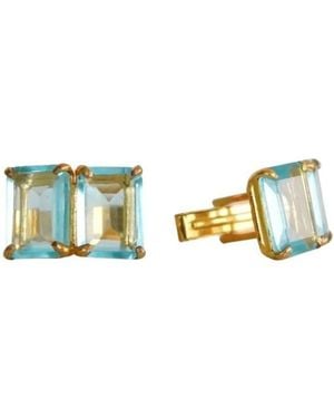 Bounkit Andrew Cufflinks - Blue