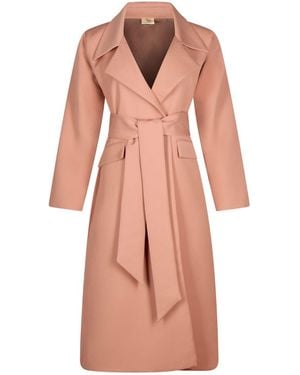 NUMBAT Neutrals Elspeth Cotton Midi Coat - Pink