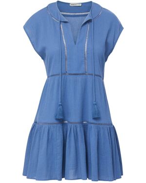 Change of Scenery Gari Dress - Blue