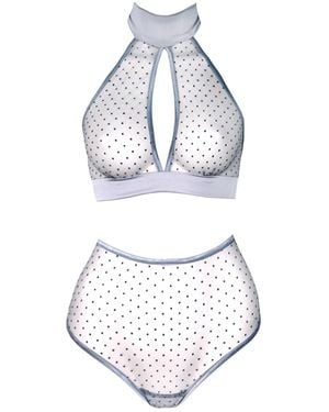 La Musa Renaissance Lingerie Set - Grey