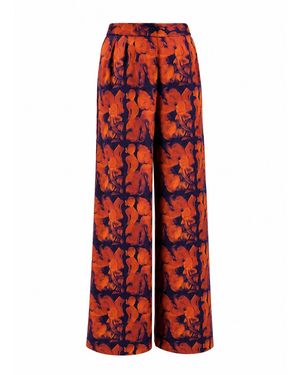 Mohala Grey Simone Trousers - Red