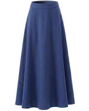 Yumi Kim Juki Linen Skirt - Blue