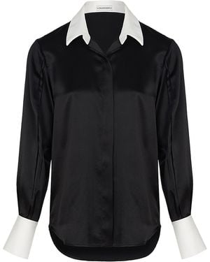 The Summer Edit Naomi Slim Fit Shirt - Black