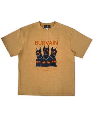 Burvain. Brothdog Tee - Brown