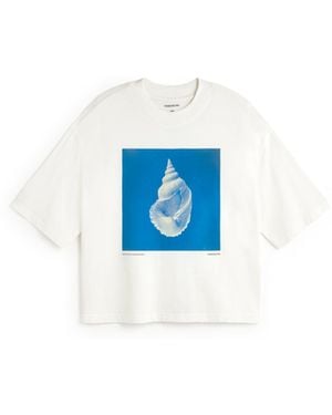 Thinking Mu Oversize Sea Treasure Lena T-Shirt - Blue