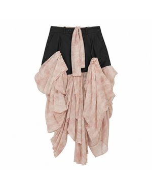 Miro Misljen Illusion Skirt - Pink